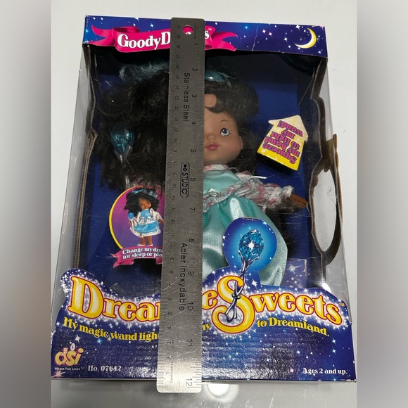 Vintage Goody Dreams - Dreamie Sweets Doll with Blue Dress (New In Box) - Picture 6 of 6